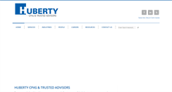 Desktop Screenshot of hubertycpas.com